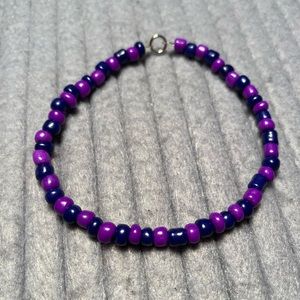 Homemade: Purple bracelet